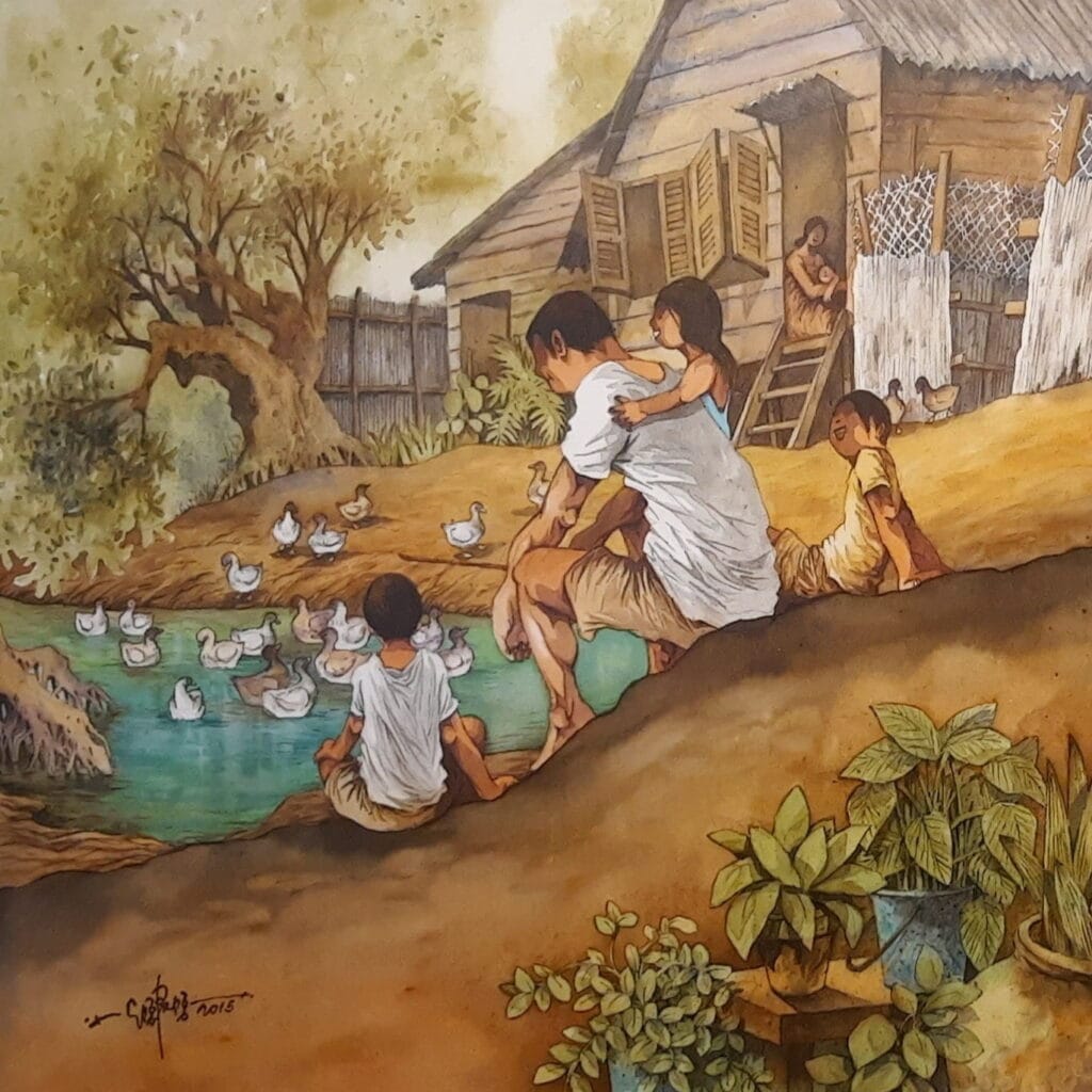 Kampung Scene - Happy Life, 2015