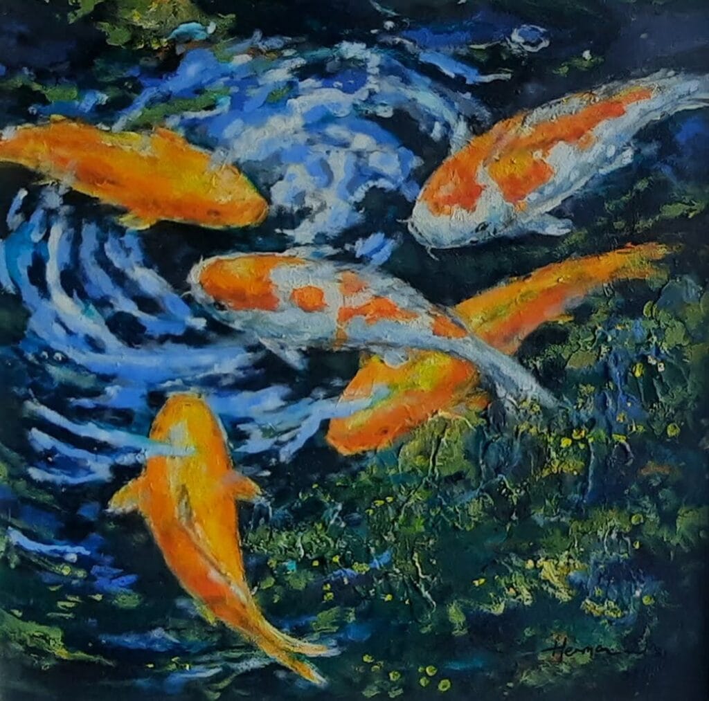Koi Fish - Rising, 2023