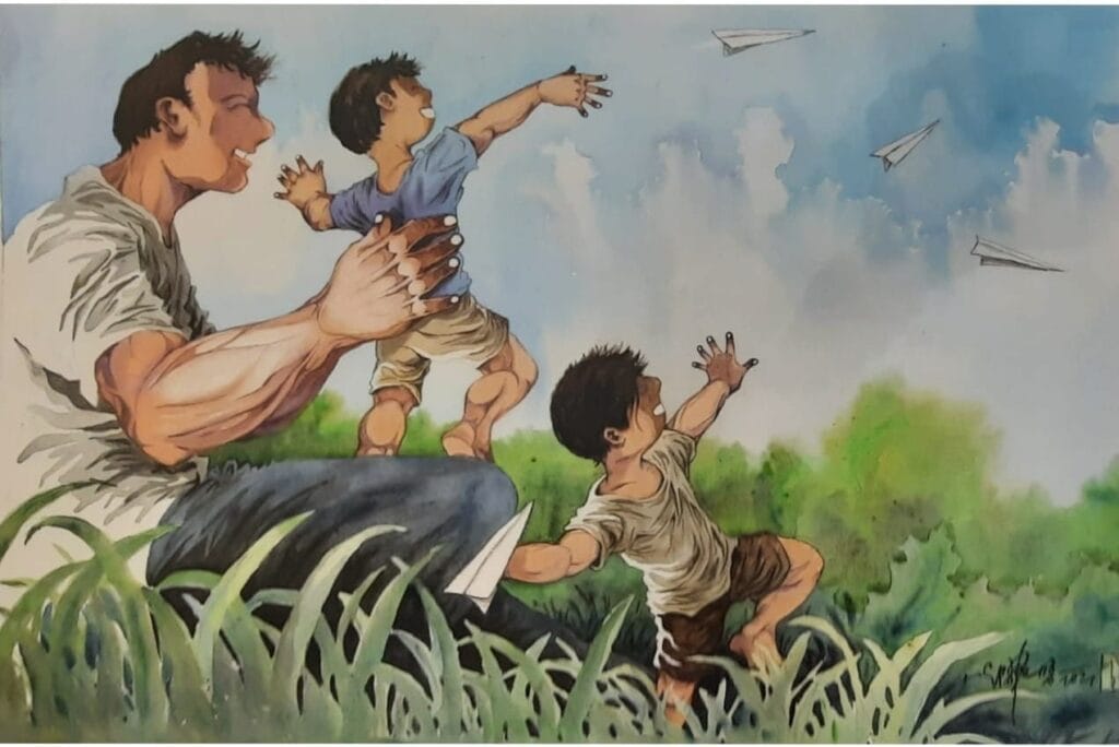 father's love series-kites 2021